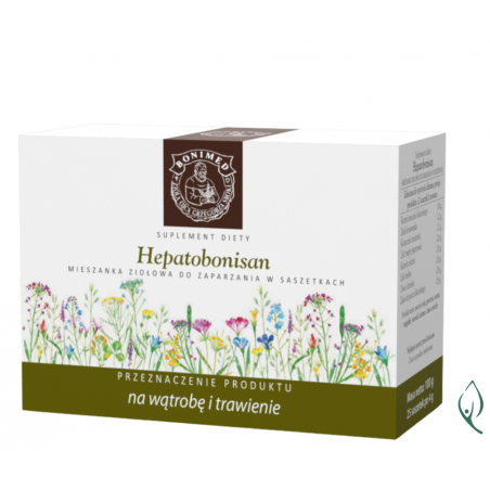 HEPATOBONISAN (na wątrobę i trawienie) 25 saszetek Bonimed