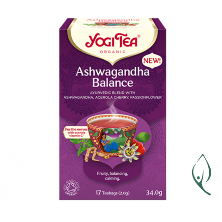ASHWAGANDHA BALANCE- Równowaga z ashwagandhą- herbata 17 saszetek Yogi Tea