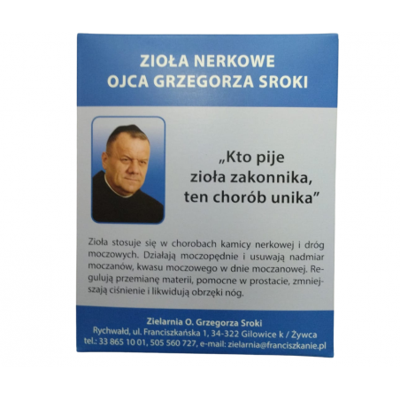 Zioła sypkie NERKOWE- O. Grzegorz z Rychwałdu 120g - 1