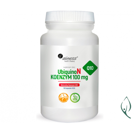 UbiquinoN Naturalny KOENZYM Q10 100 kapsułek vege Aliness