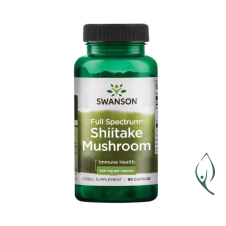 SHIITAKE MUSHROOM (Grzybek shitake) 60 kapsułek Swanson