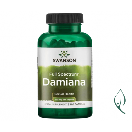 DAMIANA 510mg  (Turnera diffusa) 100 kapsułek Swanson