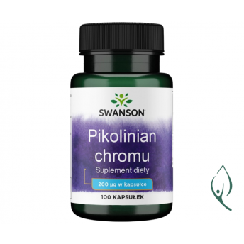 CHROM Pikolinian 200mg 100 kapsułek Swanson