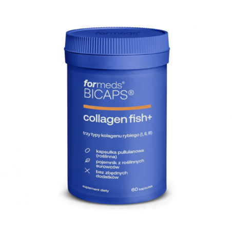 BICAPS collagen fish+ (Kolagen rybi) w kapsułkach ForMeds 60 sztuk