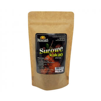 SUROWE KAKAO ziarno 200g Proherbis