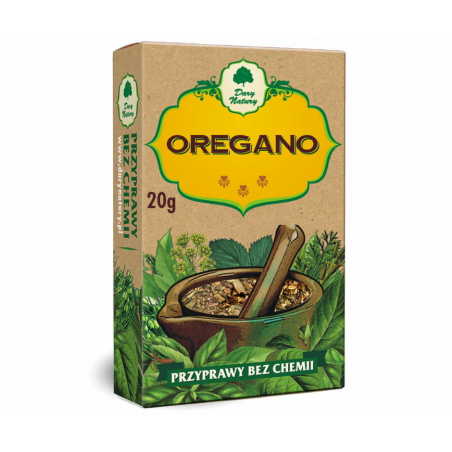 OREGANO przyprawa 20g Dary Natury