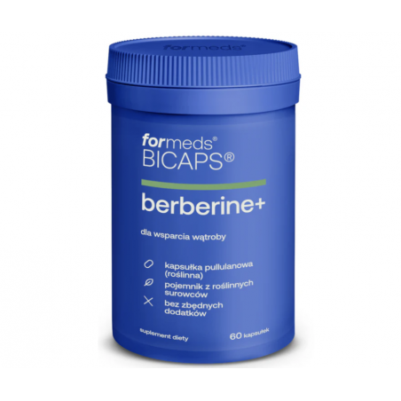 BICAPS Berberine + (dla wsparcia wątroby) ForMeds 60 sztuk