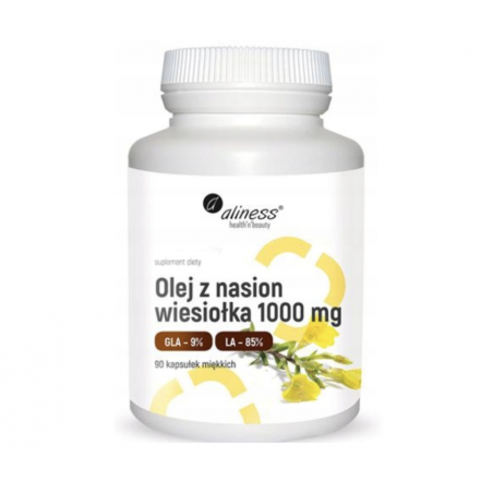 OLEJ Z NASION WIESIOŁKA 1000mg 90 kapsułek Aliness