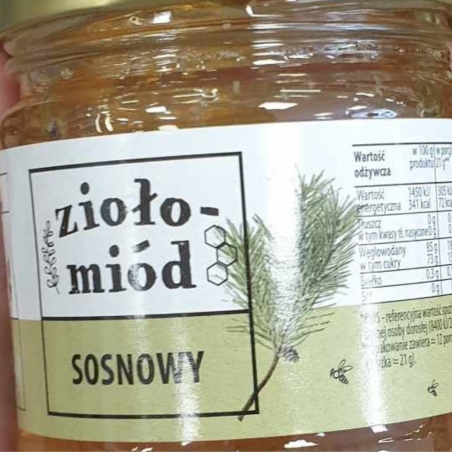 ZIOŁOMIÓD sosnowy 250g Bartnik Sądecki - 1