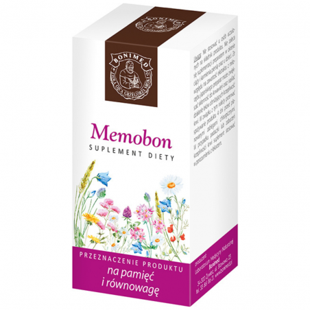 MEMOBON (pamięć) 30 kapsułek Bonimed MEMOBON (pamięć) 30 kapsułek Bonimed
