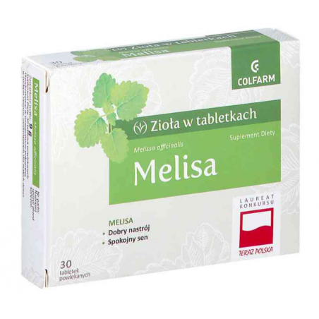 MELISA w tabletkach Colfarm 30 sztuk