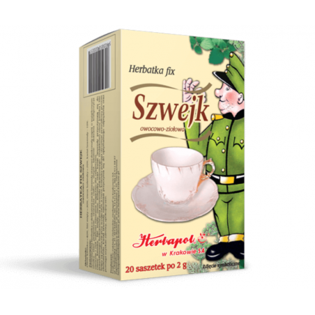 SZWEJK ziołowa- owocowa herbatka w fixie 20 saszetek