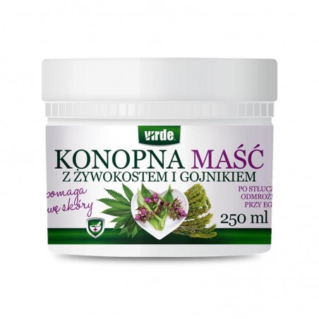KONOPNA MAŚĆ z żywokostem i gojnikiem 250ml VIRDE
