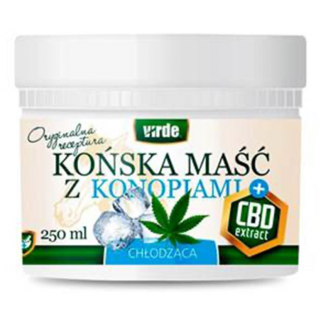 KOŃSKA MAŚĆ z konopiami i CBD chłodząca 250ml VIRDE