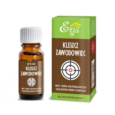 KLESZCZ ZAWODOWIEC mix olejków eterycznych 10ml Etja KLESZCZ ZAWODOWIEC mix olejków eterycznych 10ml Etja