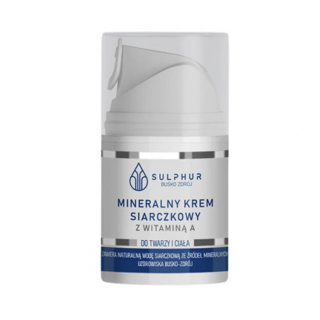 Mineralny KREM siarczkowy z witaminą A 100ml