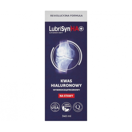 LUBRISYN HA+ Wysokocząsteczkowy KWAS HIALURONOWY 340ml Singularis