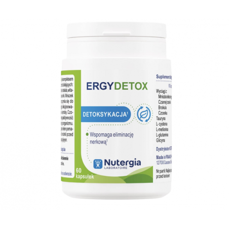 ERGYDETOX Detoksykacja 60 kapsułek Nutergia