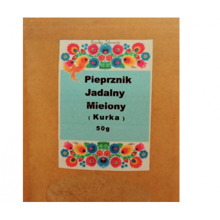 PIEPRZNIK JADALNY (kurka) mielony 50g