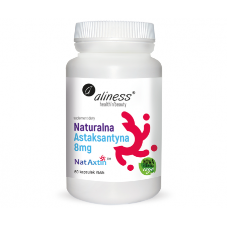ASTAKSANTYNA naturalna 8mg Aliness 60 kapsułek vege
