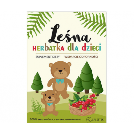 Herbatka LEŚNA dla dzieci 40 saszetek Herbarium św. Franciszka