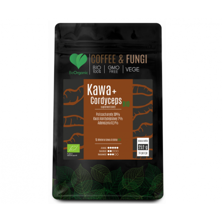 KAWA+ CORDYCEPS BeOrganic 252g Aliness KAWA+ CORDYCEPS BeOrganic 252g Aliness