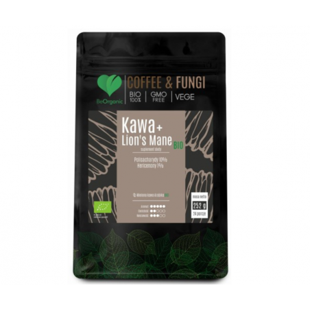 KAWA+ Lion’s Mane BeOrganic 252g Aliness