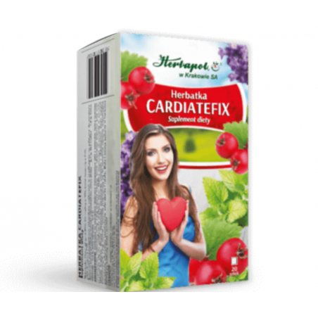 CARDIATEFIX herbata w fixie Herbapol 20 saszetek