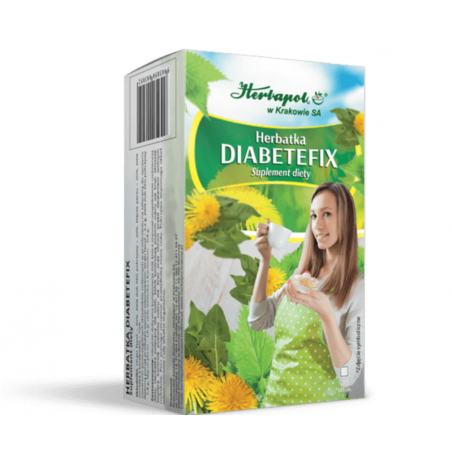 DIABETEFIX herbata w fixie Herbapol 20 saszetek