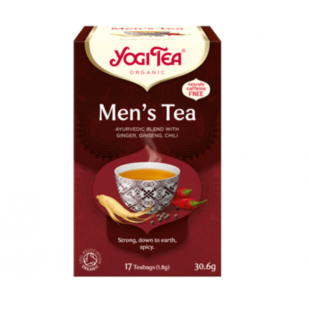 MEN' TEA - Dla mężczyzn (17x1,8g) BIO - herbata 17 saszetek Yogi Tea