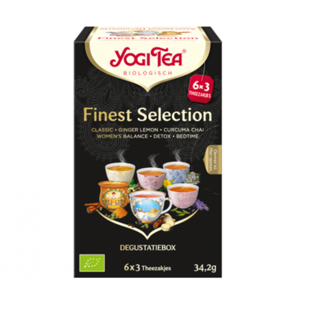FINEST SELECTION BIO - herbata 18 saszetek Yogi Tea