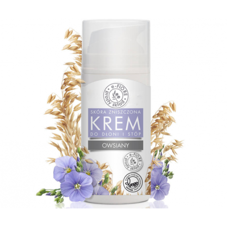 KREM do dłoni i stóp OWSIANY 100ml E-Fiore