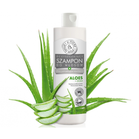 ALOES I ZIOŁA Szampon do włosów przetłuszczających się 280ml E-Fiore