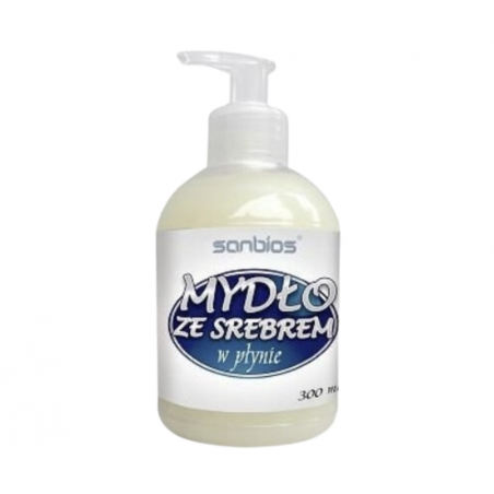 MYDŁO ZE SREBREM w płynie 300ml Sanbios