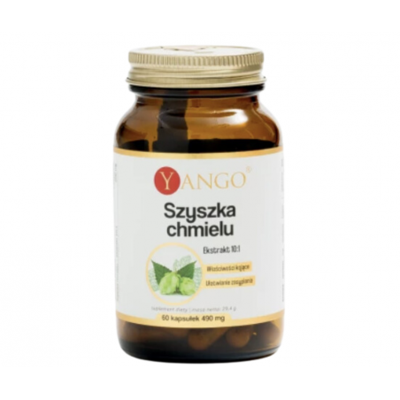 SZYSZKA CHMIELU ekstrakt 10:1 YANGO 60 kapsułek