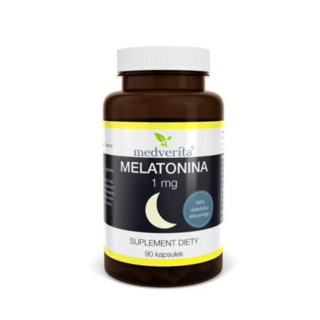 MELATONINA 1mg 90 kapsułek Medverita