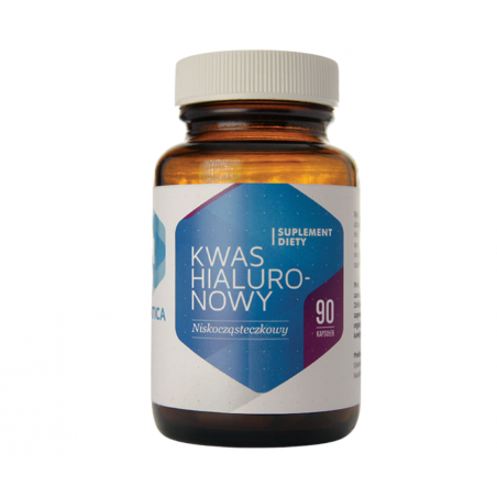 KWAS HIALURONOWY (Niskocząsteczkowy) 90 kapsułek Hepatica