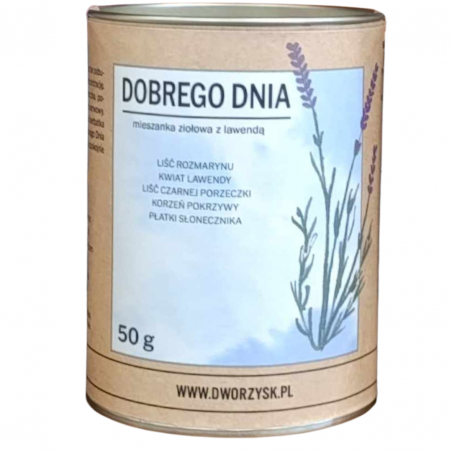 DOBREGO DNIA Herbatka ziołowa z rozmarynem i lawendą 50g Dworzysk - 1
