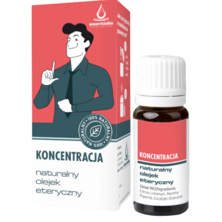 KONCENTRACJA olejek eteryczny 10ml Esentialis