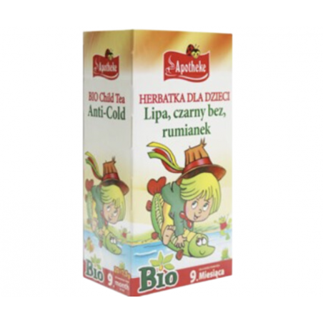 Lipa, czarny bez, rumianek HERBATKA DLA DZIECI Apotheke