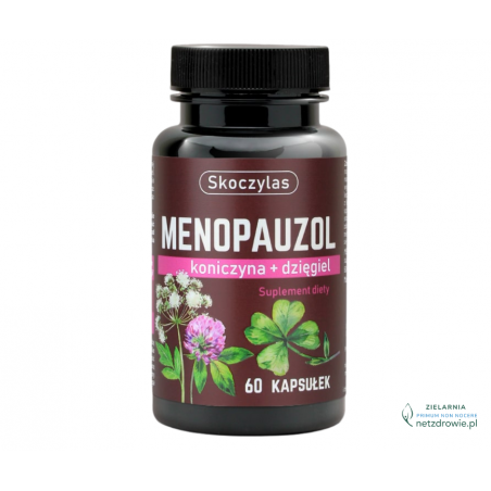 MENOPAUZOL koniczyna + dzięgiel Skoczylas 60 kapsułek wegańskich