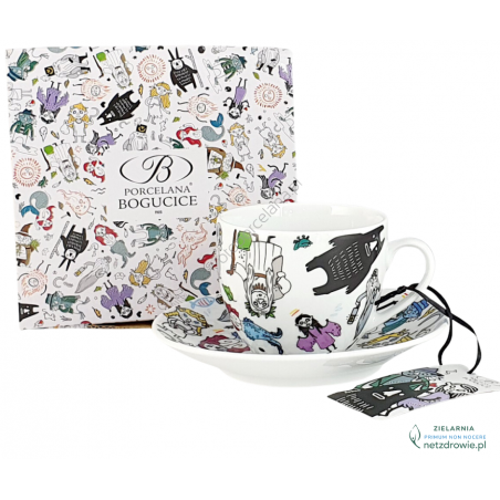 BEBOKI I INNI Filiżanka ze spodkiem 320ml