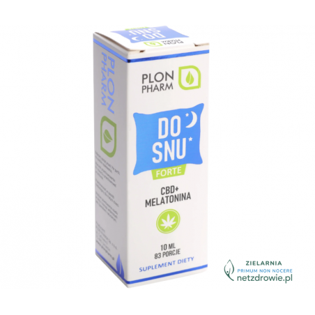 DO SNU Forte CBD+ melatonina 10ml Plon Pharm