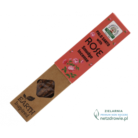 INDYJSKIE KADZIDEŁKA NAMASTE INSPIROWANE ZIEMIĄ PALO SANTO ROSE 25g RÓŻA