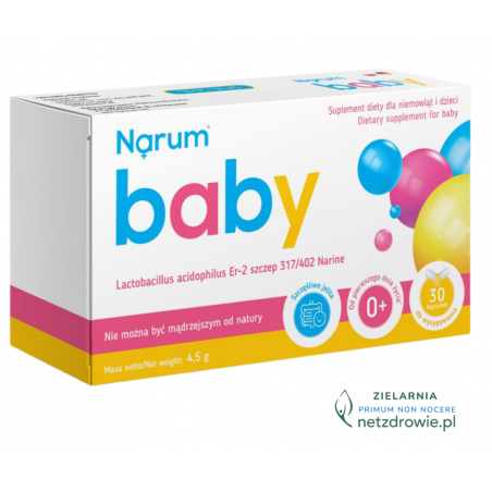 NARUM BABY probiotyk dla dzieci 150 mg | 30 kapsułek