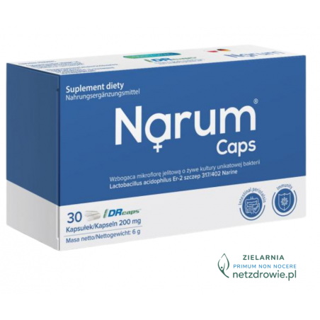 NARUM CAPS probiotyk 200 mg | 30 kapsułek