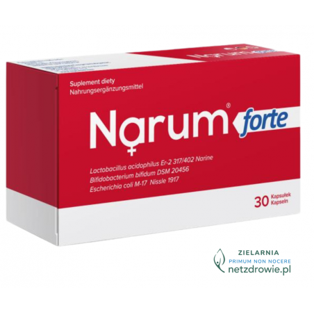 NARUM FORTE probiotyk 100 mg | 30 kapsułek