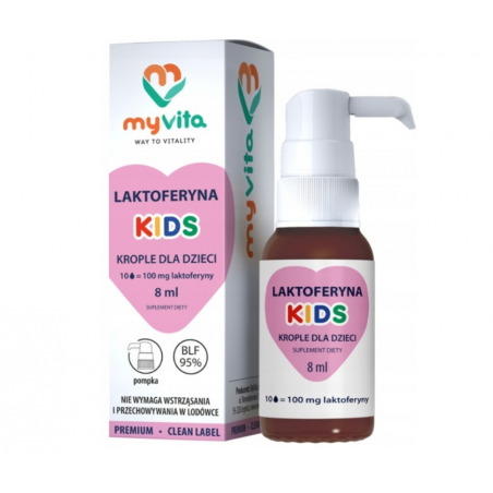 Laktoferyna Kids krople dla dzieci 8ml MyVita