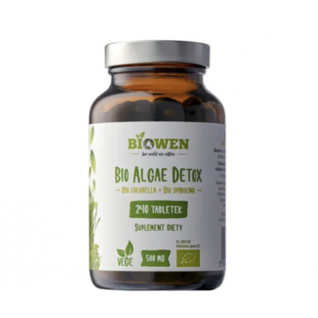 BIO Algae Detox (chlorella i spirulina) 240 tabletek Biowen