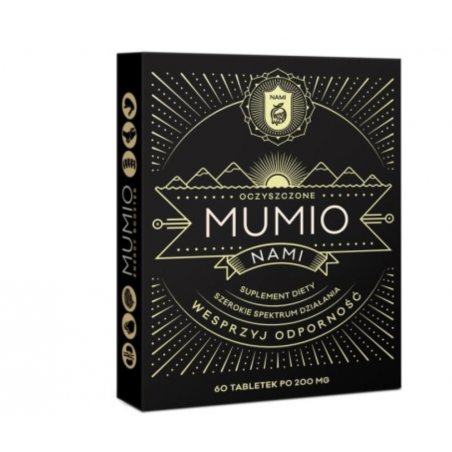 MUMIO oczyszczone w tabletkach do rozpuszczania NAMI 60 sztuk